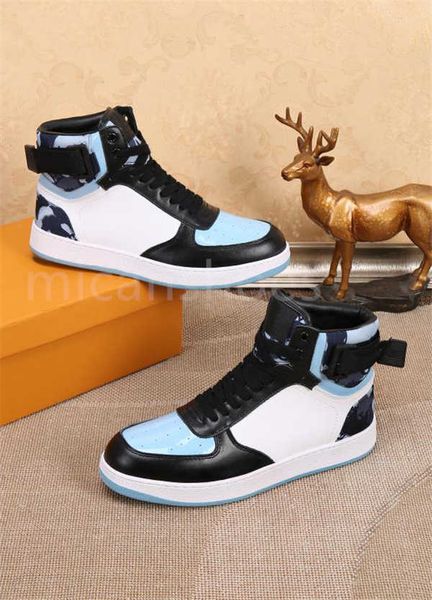 

2021 luxury designer latest rivoli sneaker mens designer vintage trainers calfskin high women rainbow multi trainer boot athletic shoes, White;red
