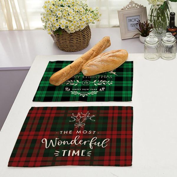 

fengrise elk tree placemat merry decorations for home christmas ornament xmas navidad 2020 happy new year 2021