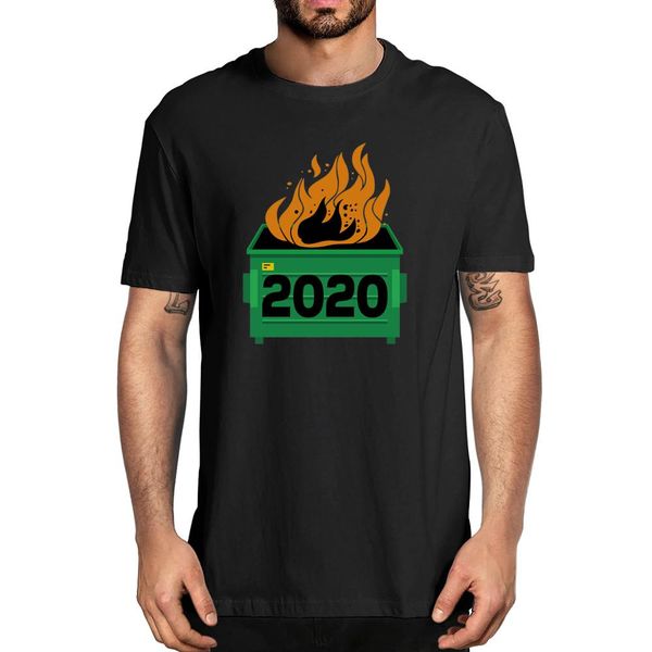 

new summer dumpster fire funny men's neck short sleeves tee trash can garbage fire worst year sport hooded sweatshirt hoodie men t shir