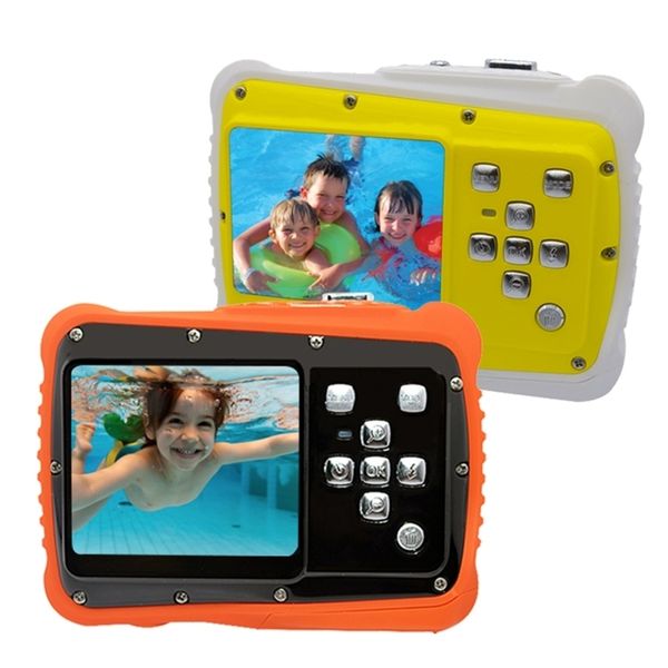 

hd lcd screen mini cartoon children's kids gift underwater p super waterproof anti shock digital camera for swimming