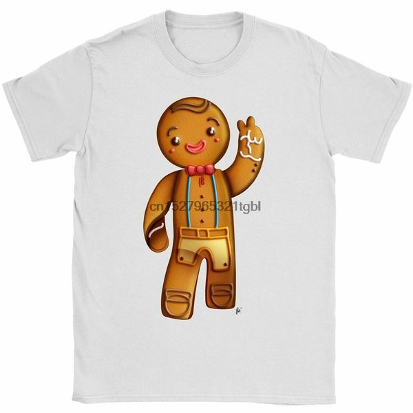 

happy gingerbread man smiling waving mens big tall hoodie designers t shirts sweatshirt