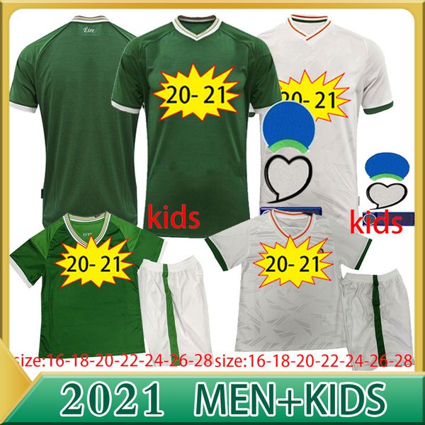 

20 21 ireland soccer jersey keane mcclean brady coleman clark hendrick irish national team 2020 2021 high-quality football shirt, Black