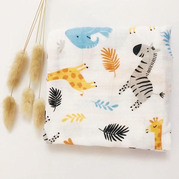 

blankets & swaddling 60*60cm bamboo cotton baby blanket muslin swaddle wrap feeding burpy towel scraf bibs big diaper1