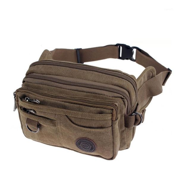 

waist bags 2021 washable canvas bag packs man chest 9321