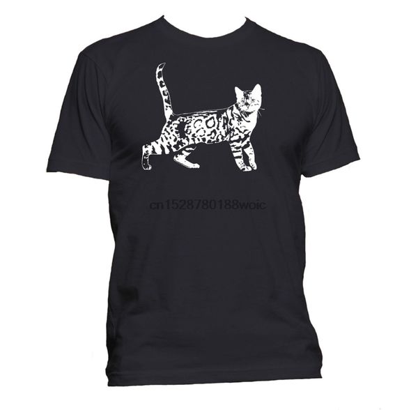 

2020 fashion bengal cat premium ringspun mens t shirt all colours and sizes tee shirt sport hooded sweatshirt hoodie