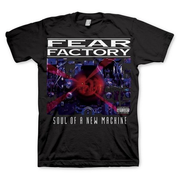 

fear factory soul of a new machine t shirt s m l xl brand new official men summer round neck men t shirt sport hooded sweatshirt hoodie