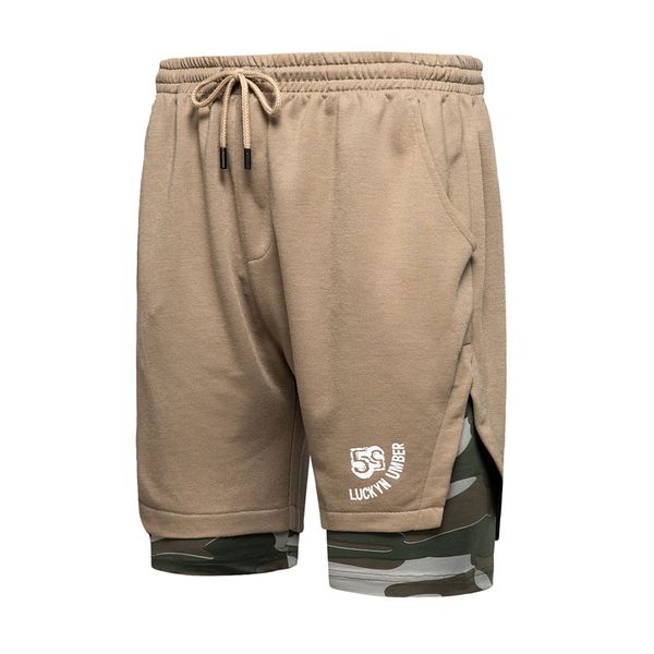 

2021 new compression men layers jogger summer breathable gym short pants mens bodybuilding sweat shorts yymk, White;black