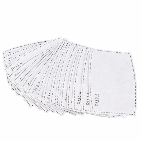 

disposable 5 face layer mask protective masks pm2.5 inner gasket replacement filter pad