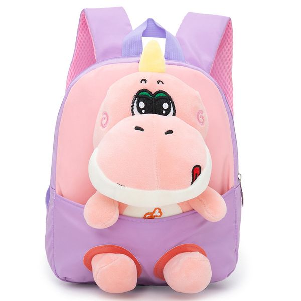 

cartoon cute kindergarten school bag doll dinosaur backpack baby toddler waterproof small backpack