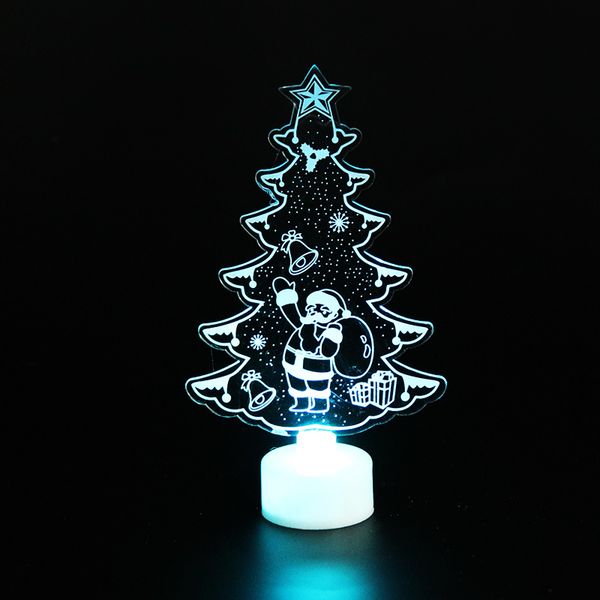 

new1/3pcs christmas decorations for home tree santa claus night light xmas bedroom lamp navidad new year 2021 gifts deco natal noel