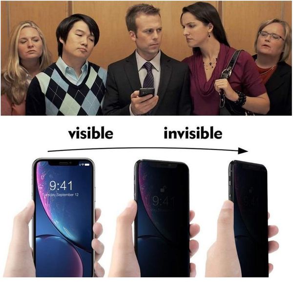 

privacy anti-peeping magnetic case for huawei p30 p40 pro double sided tempered glass case for huawei p40 lite e p sma jllyis