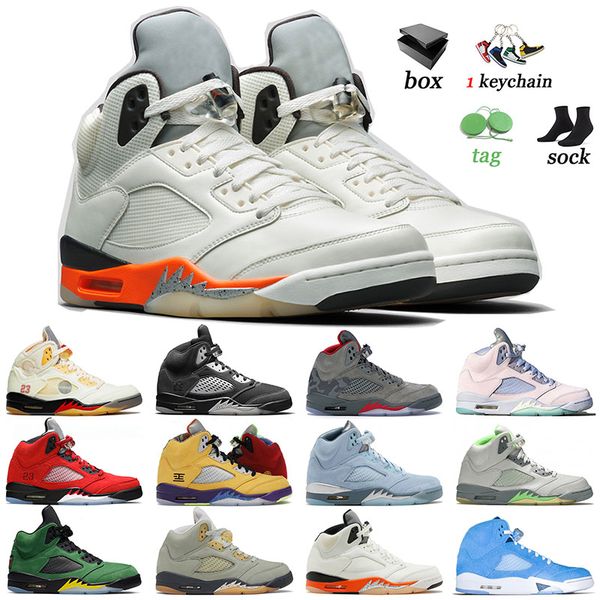 

2022 jumpman 5 racer blue mens basketball shoes designer women 5s sneakers size easter camo anthracite green bean blue bird jade horizon rag