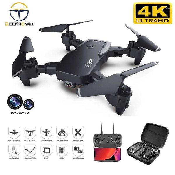 

drones drone 4k hd wide angle camera 1080p wifi fpv dual quadcopter real-time transmission s60 helicopter toys1