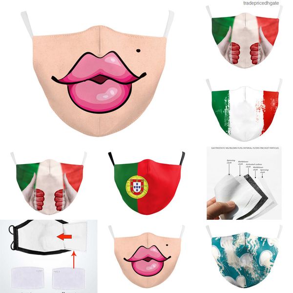 

keep spain print italy forza flag cool mask fighting face masks fabric protective pm kh1u