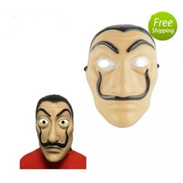 

factorywbw9cosplay party papel mask la face casa de mask salvador dali costume movie mask realistic halloween xmas supplies