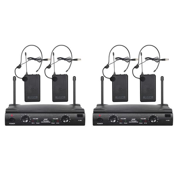 

о uhf беспроводная микрофонная система professional 2 канала микрофонная система 2 микрофонных 1 беспроводной приемник