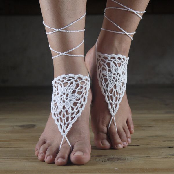 

barbed sandals barefoot beach wedding decor swimsuit bandage bathing suits pad