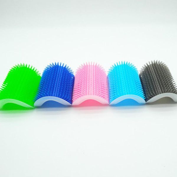 

cat toys pet brush comb corner placed scratch itching massage wall