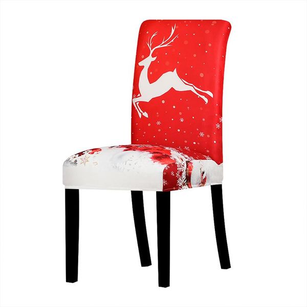 

christmas printed chair cover stretch seat chair covers elastic slipcovers office banquet l dining wedding
