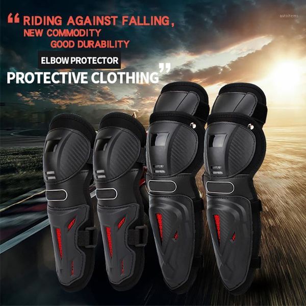 

4pcs/set motorcycle kneepad elbow pads motocross racing protective pads skate skiing sports guards pad1