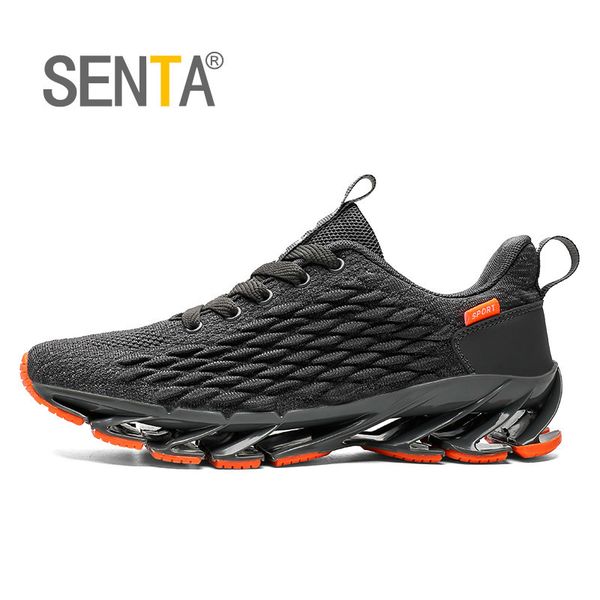 

new plus size breathable running shoes men sneakers bounce summer outdoor athletic shoes professional training shoes zapatills c1103, Black;white