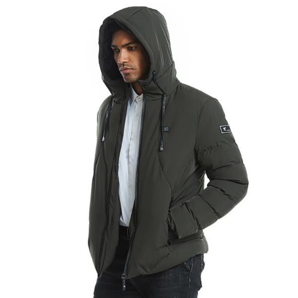 

fashion men women electric heated heating waistcoat usb thermal warm cloth feather plus size winter jacket, Gray;blue