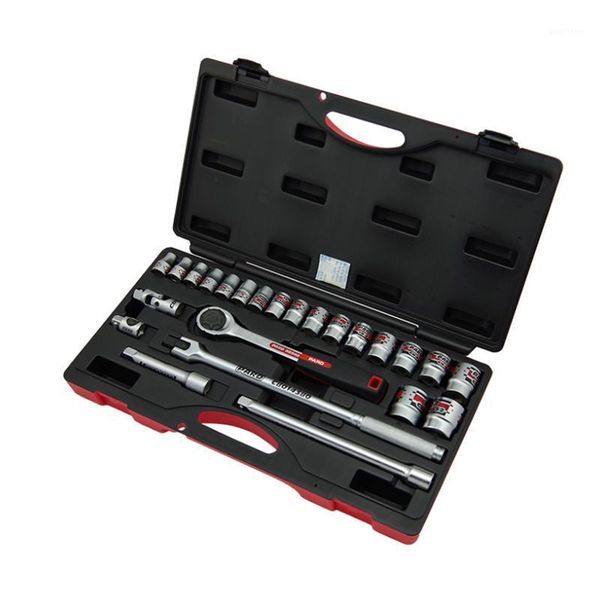 

24pcs 1/2 ratchet wrenches set auto tools repair set of tools flank sockets 10-32mm combination1