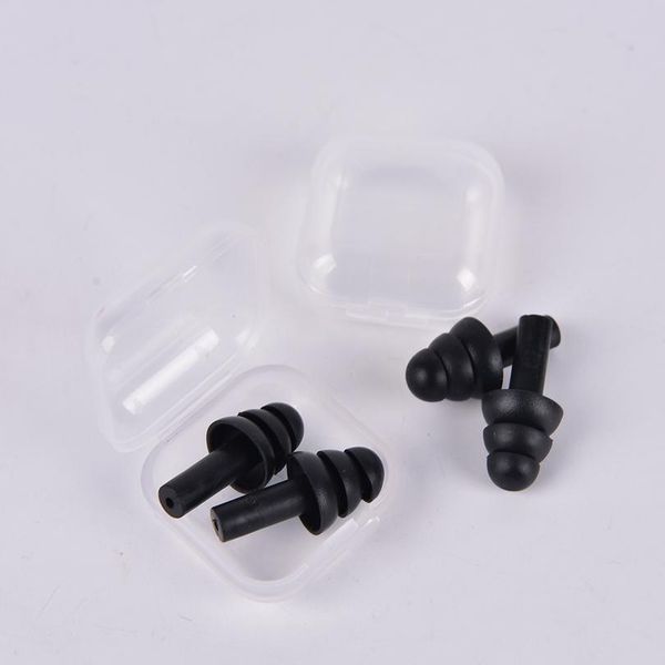 

2 pairs travel sile waterproof swimming ear plugs earplugs ear protector noise reduction protective earmuffs for bbyyym