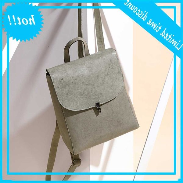

grade bag leather 2020 winter new large capacity versatile women's backpack