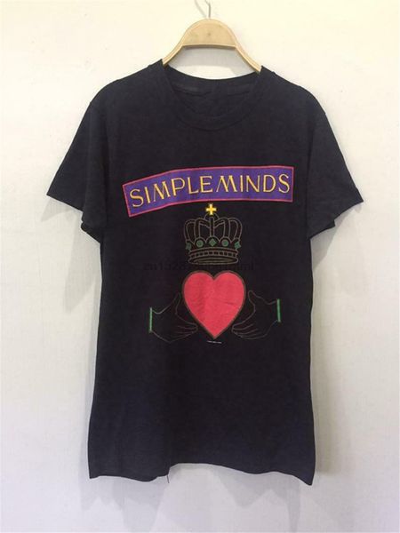 

vintage 80s simple minds european tour 1989 promo album concert tour t shirt l vintage tee shirt sport hooded sweatshirt hoodie