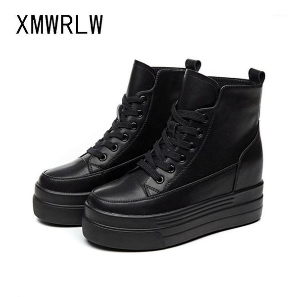 

xmwrlw black ankle boots for women autumn winter shoes genuine leather ladies boots warm plush women winter ankle boot shoes1