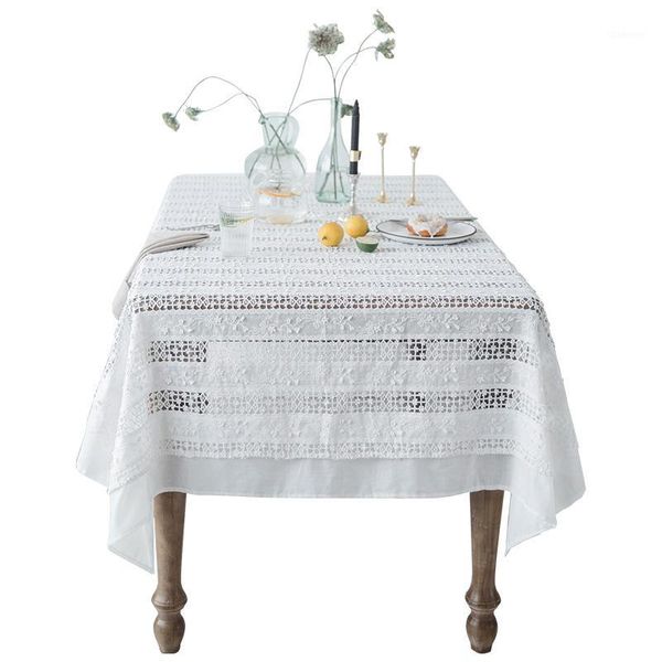 

crochet lace tablecloth white square kitchen wedding table cloth luxury patio decoration tafelkleed mariage decoration eb50zb1