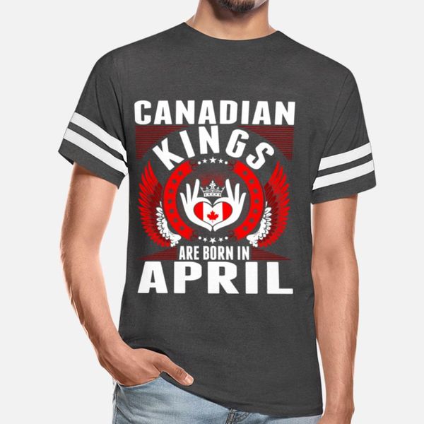 

canadian kings are born in april t shirt cute hiphop slim fit tracksuit hoodie sweatshirt