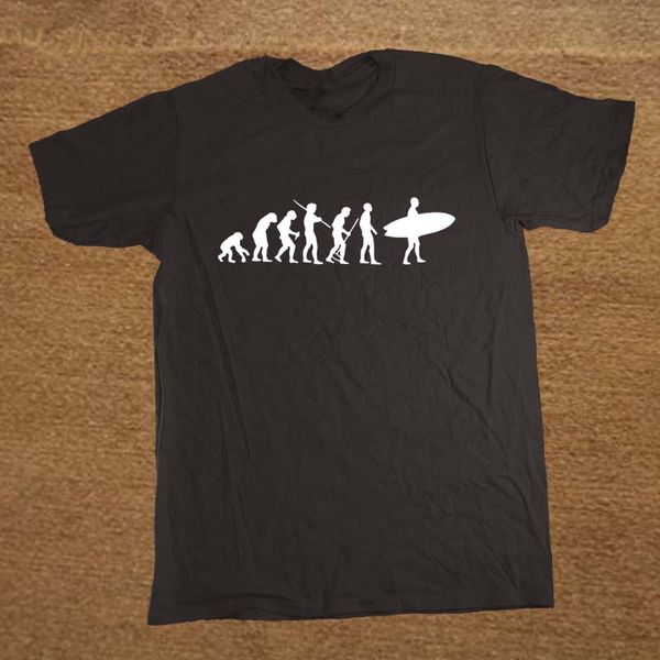 

t shirt crew neck short-sleeve evolution of a surfer surfboard printed t-shirts for men sport hooded sweatshirt hoodie