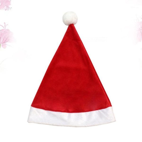 

1pc red santa claus hat christmas hat singing decoration for kid xmas cap festival decor gift bag1