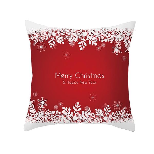 

красный санта-клаус дерево рождество подушка обложка с рождеством украшения для дома украшения таблица декора 2020 xmas подарков новый год b