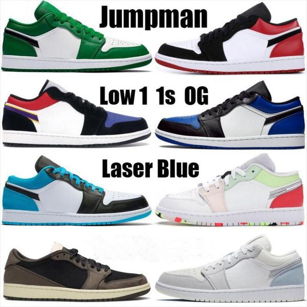 

2020 jumpman low 1 1s basketball shoes og black toe court purple sp men women sneakers eur 36-47