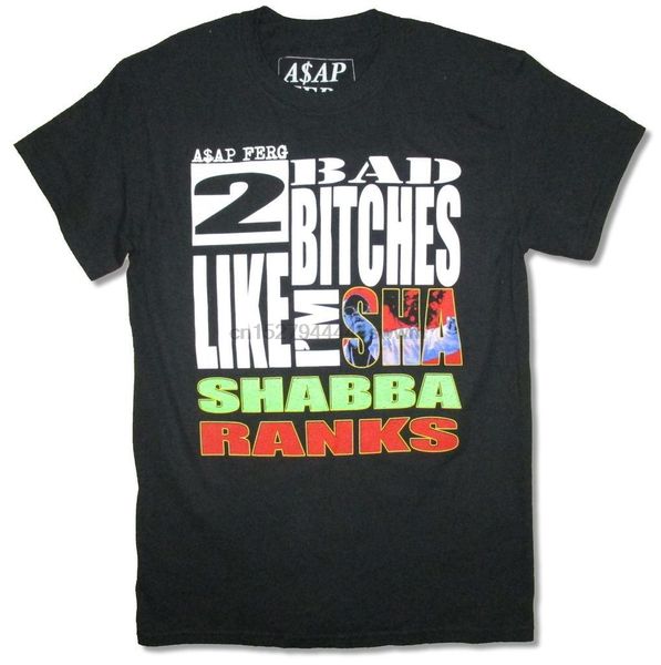 

a$ap ferg bad btches black t shirt new official asap mob merch mens print t-shirts sport hooded sweatshirt hoodie