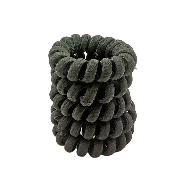 

elastic black cloth telephone wire girls accessories rubber band headwear hair rope spiral shape ties q qylluv