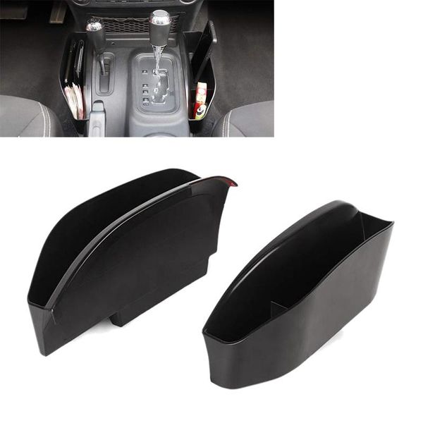 

car organizer for wrangler jk jku 2011-2021 gear shifter console side storage box manual transmission tray interior access
