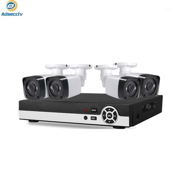

5mp hd video security system 4ch h.265 5mp dvr with 4pcs smart ir waterproof camera surveillance cctv kit1