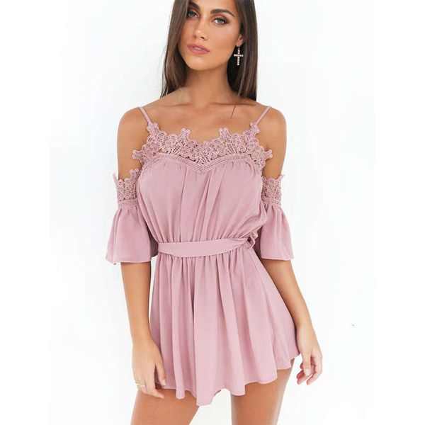 

with fashionable waistband chiffon jumpsuit, Black;gray