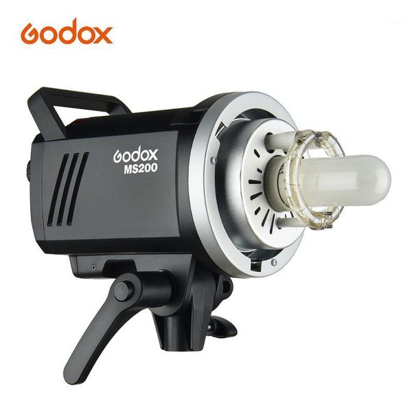 

godox ms200 studio flash strobe light monolight gn53 5600k 2.4g wireless x system 150w modeling lamp bowens mount pgraphy1