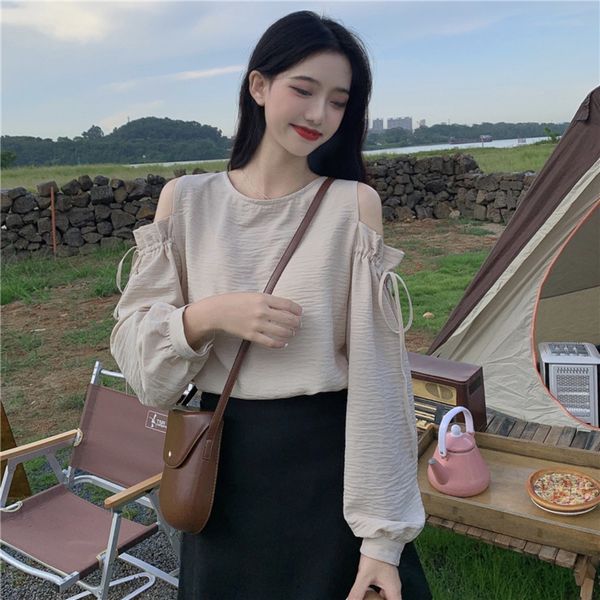 

pu suspender skirt sling sling skirt xiaohua ~ 2020 autumn winter new irregular drawstring tie + navy blue suspender dress tq9cf, Gray