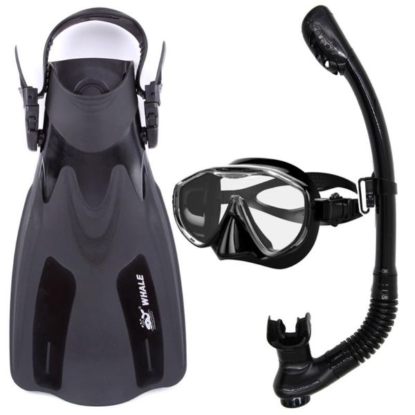 

whale new coming diving set fin diving mask and snorkel fn200-100-sk100