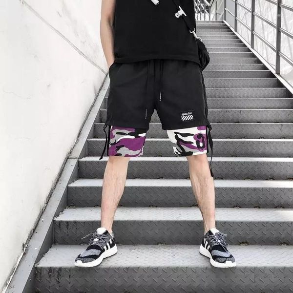 

men's shorts nicemix camouflage men pants casual youth harajuku style oversized 2021 summer clothes joggers printing sweat pant1, White;black