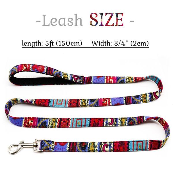 

nylon printed dog leash lead pet puppy walking leash running training leashes rope for small medium dogs chihuahua pug y bbybwy