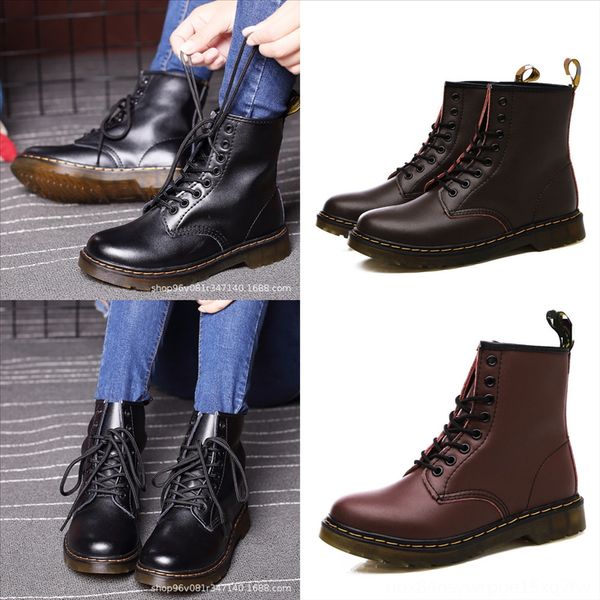 

aeong jointly cow genuine leather couple ankle woman leather women kids baby boots tall boot tan signed split brown flower style shoes, Black