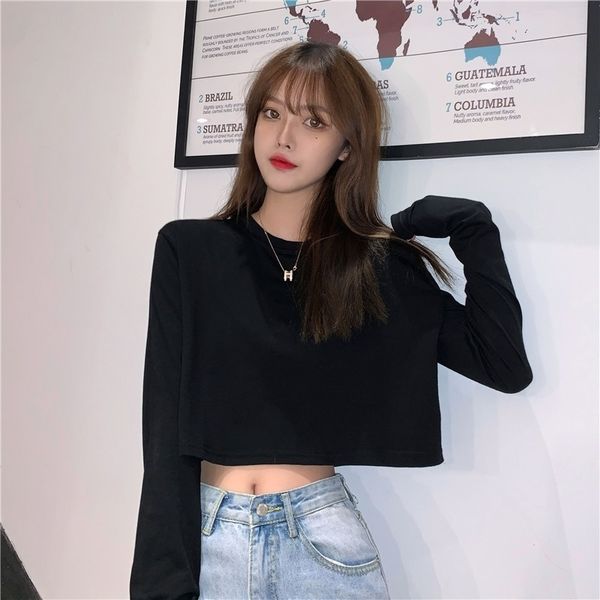 

px2235 foundation base long sleeve t-shirt for women 201028, White