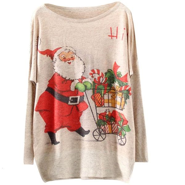 

o neck autumn winter knitted sweaters christmas womens long sleeve winter 2021 embroidery long sleeve sweater women, White;black